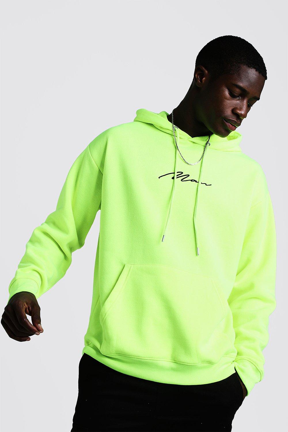 man signature hoodie