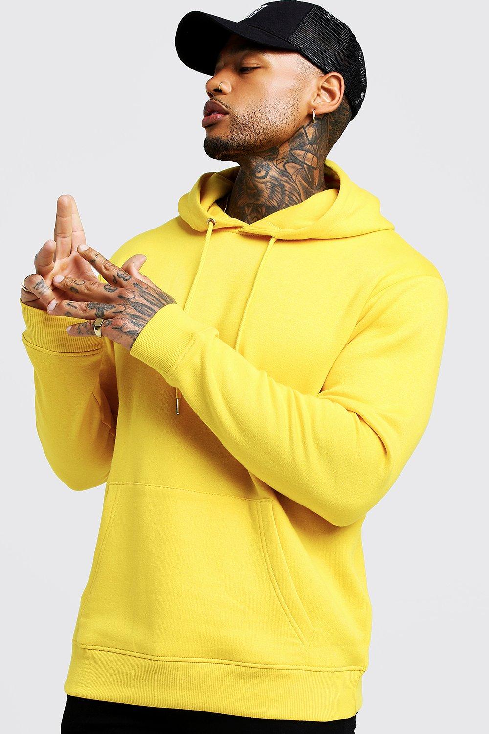 yellow fleece hoodie