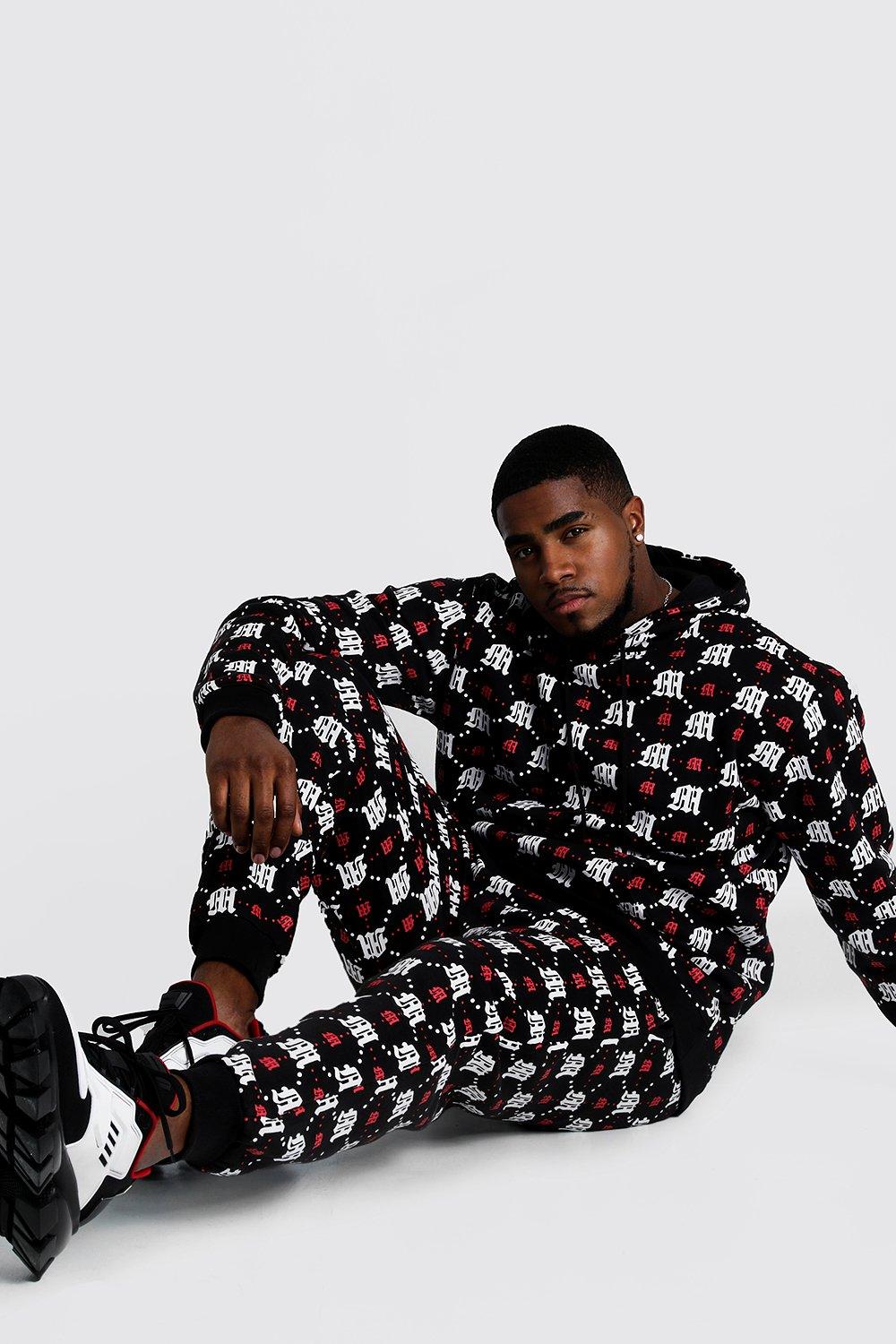 Boohoo tracksuit red deals
