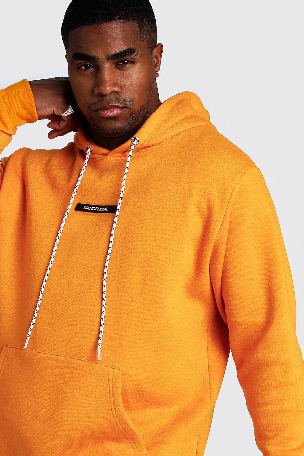 Big Tall Hoodie mit MAN Marke boohoo DE