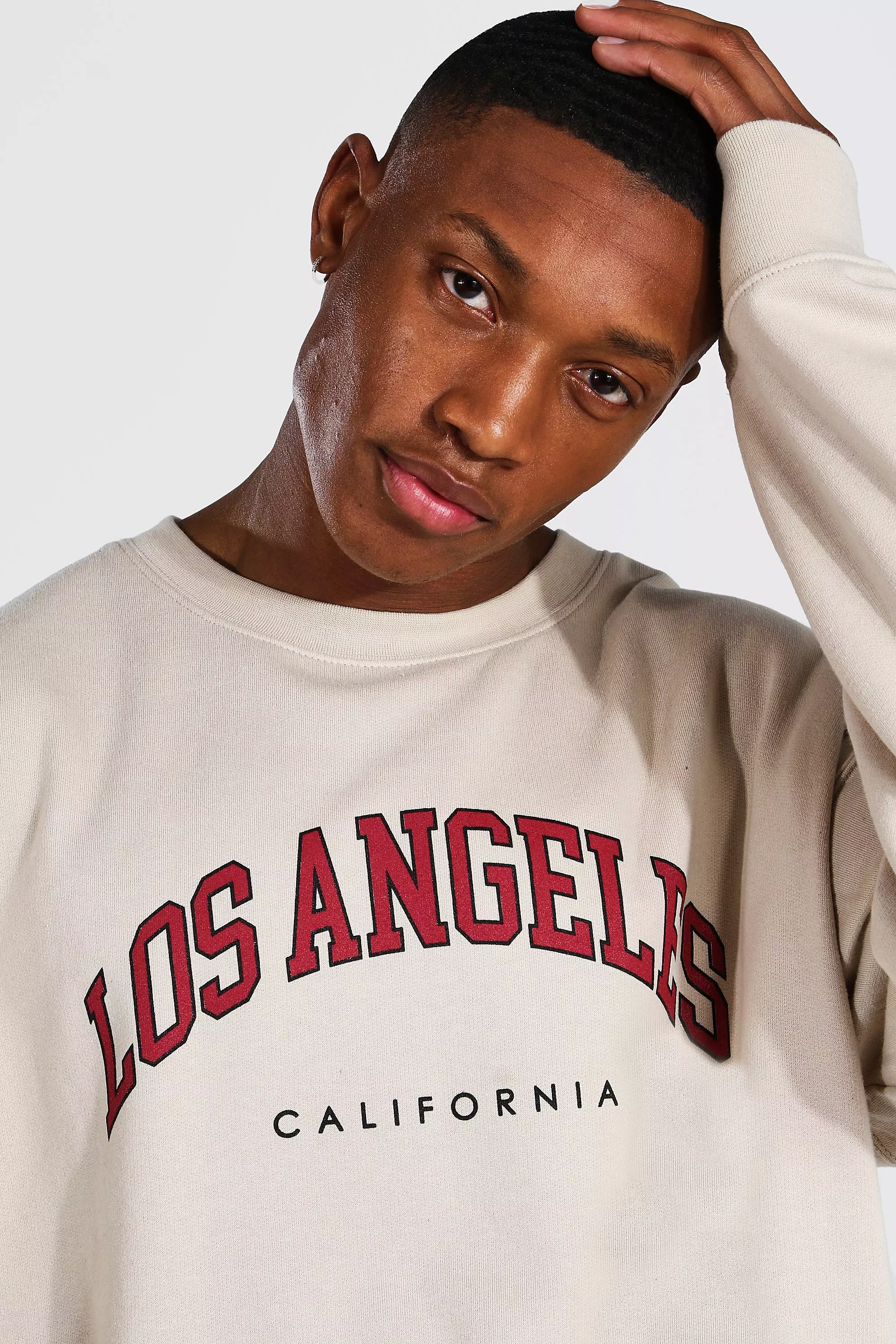 Los Angeles Sweatshirt Los Angeles California Print Trendy