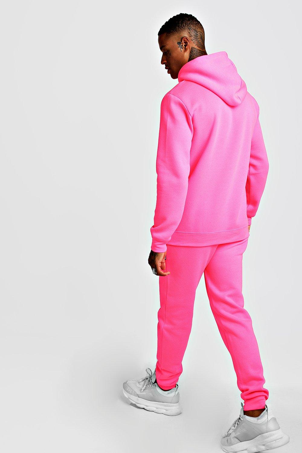 Neon best sale tracksuit mens