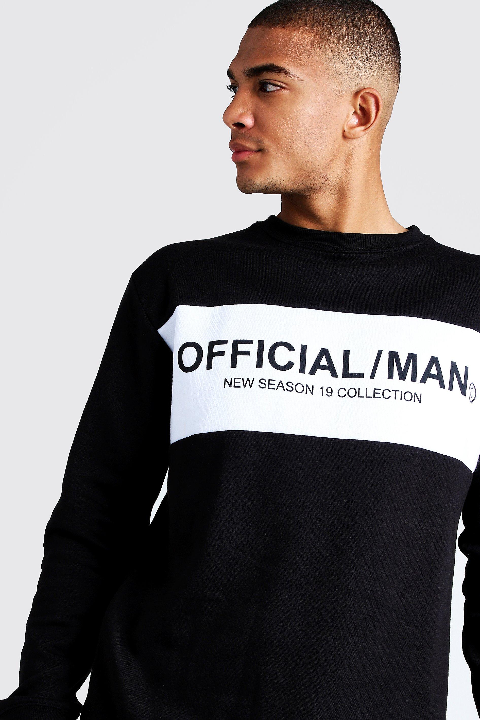 Official best sale man sweatshirt