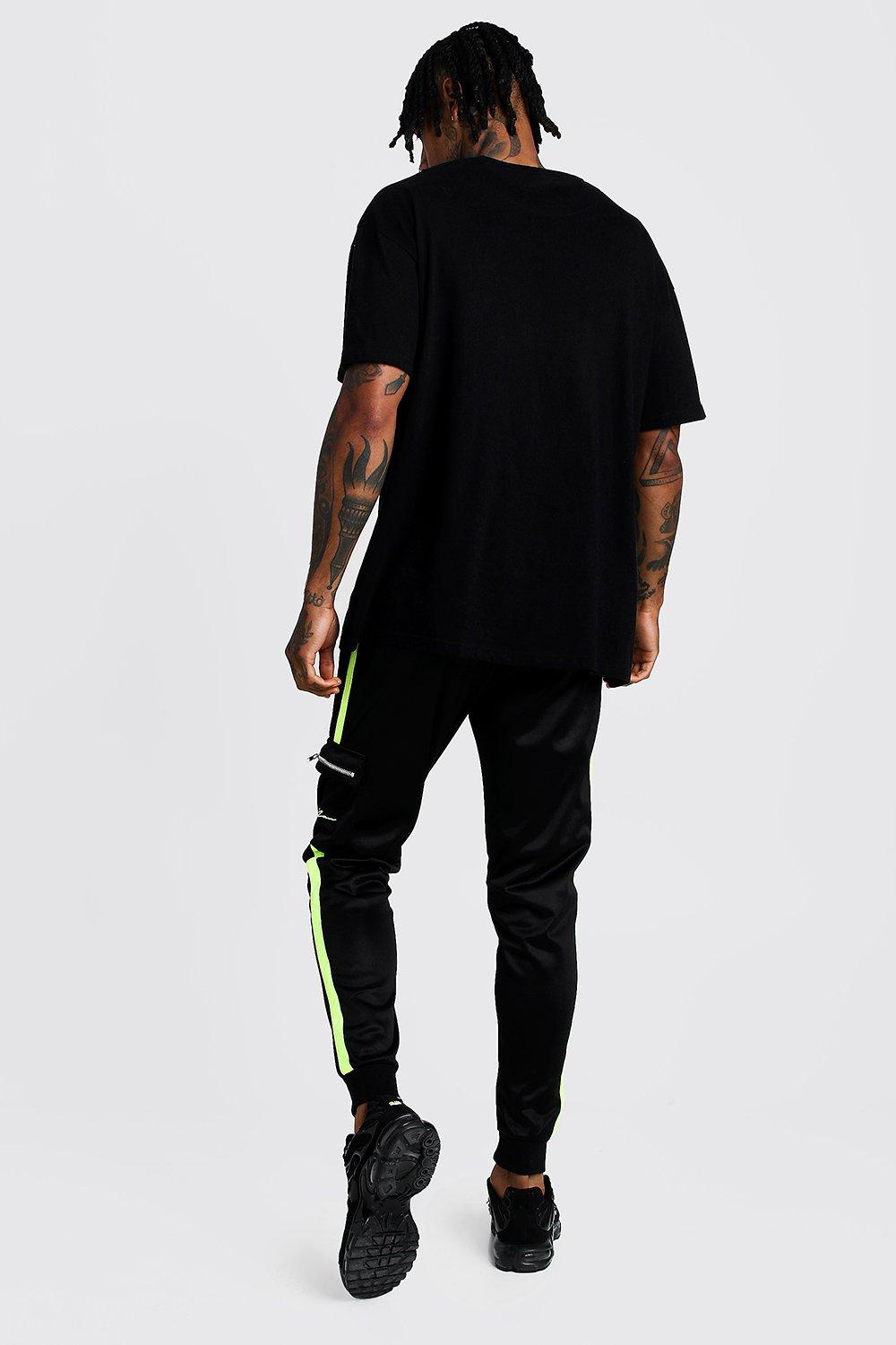 Neon cargo joggers hotsell