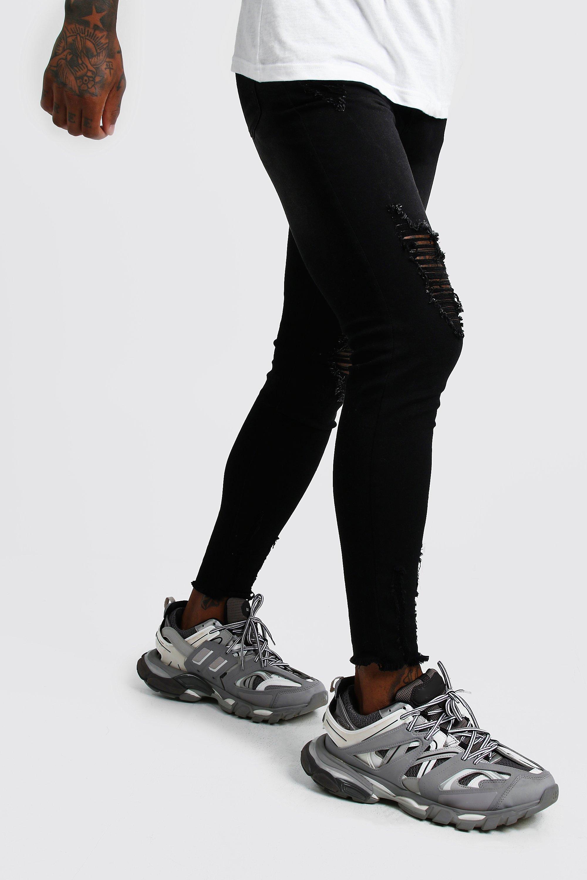 boohoo black skinny jeans