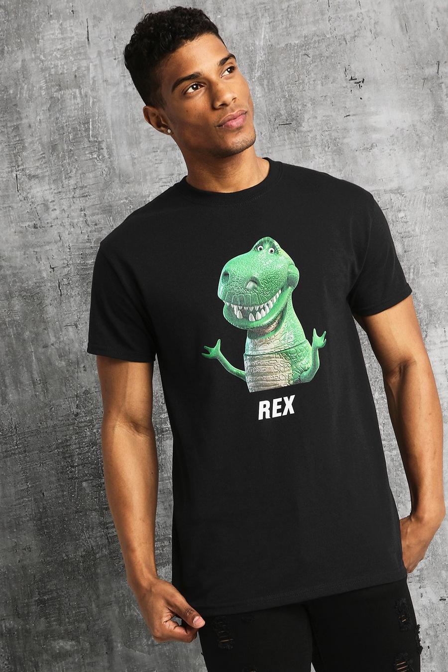 T-Shirt mit Disney Toy Story Rex-Print, Schwarz image number 1