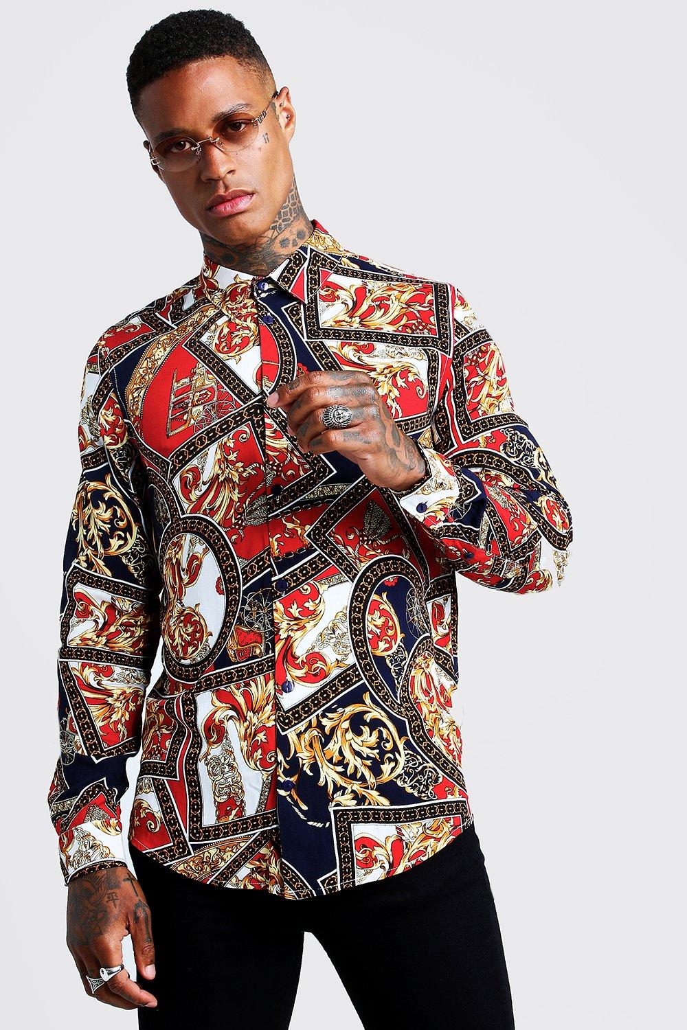 baroque long sleeve shirt