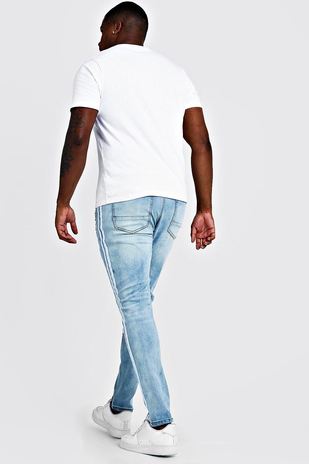 light blue jeans big and tall