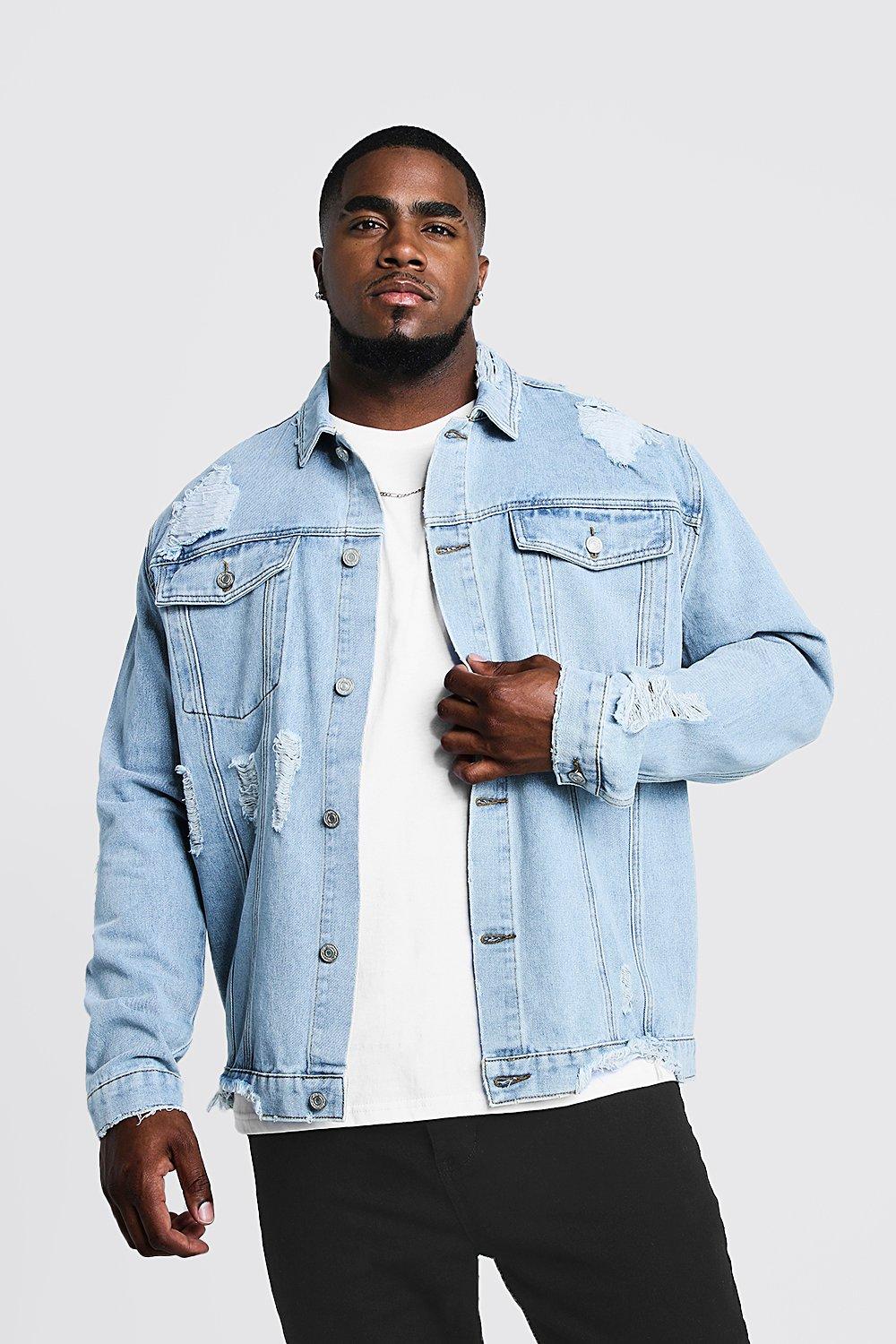 boohoo plus size denim jacket