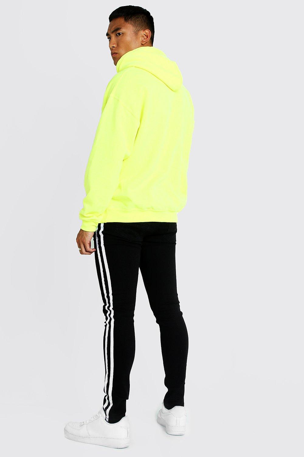 Mens neon clearance hoodie