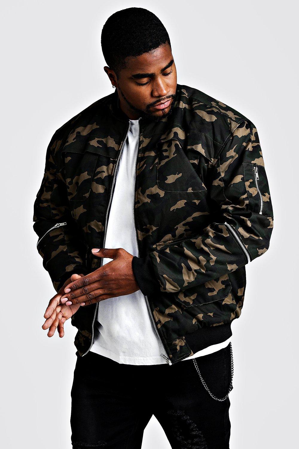 Mens big and shop tall camo jackets