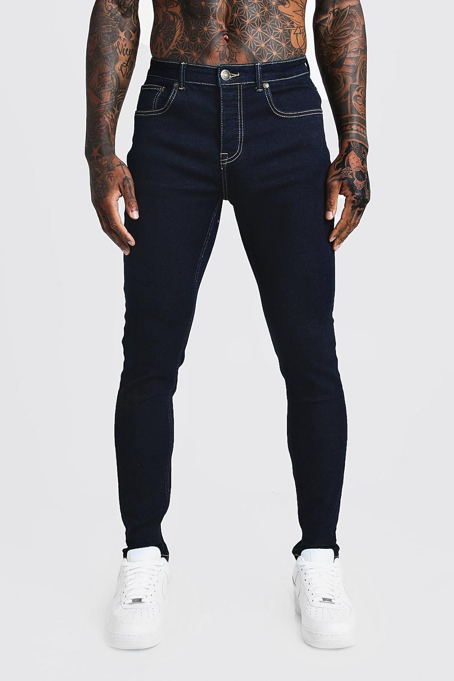 Skinny Fit Denim Jeans, Indigoblau image number 1