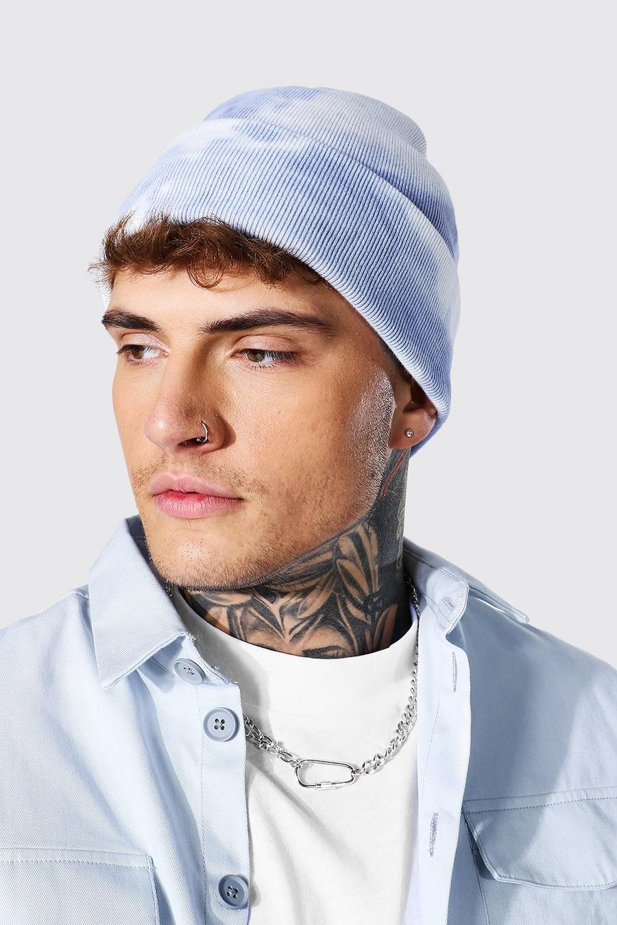 Light blue All Over Washed Beanie image number 1