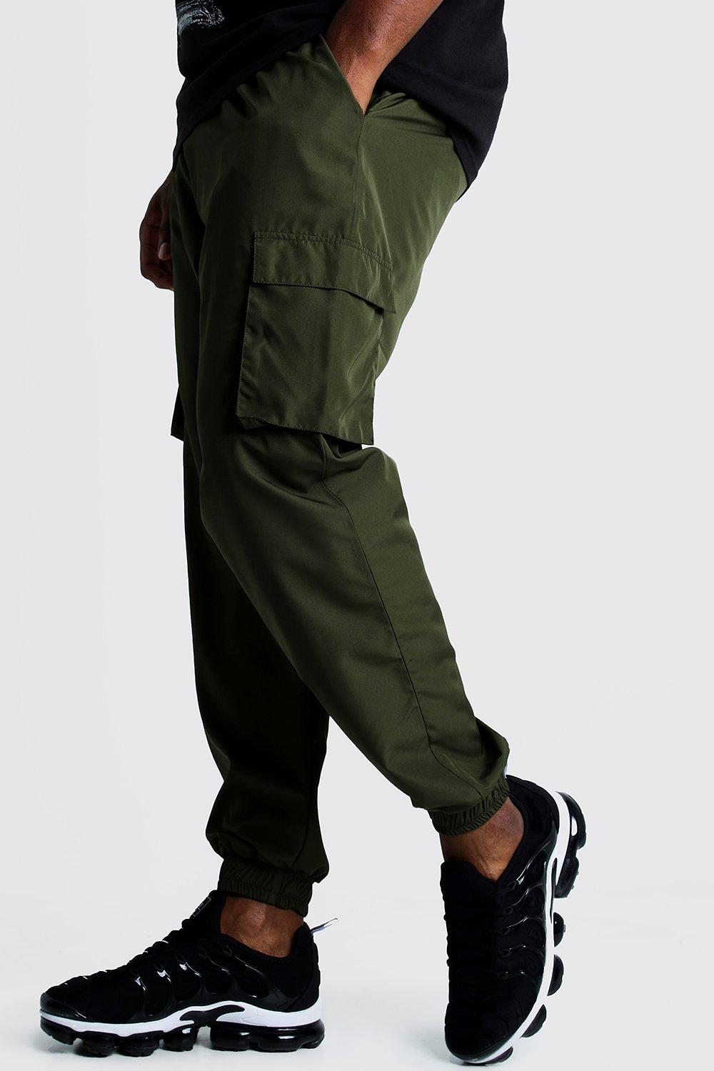 big and tall khaki joggers