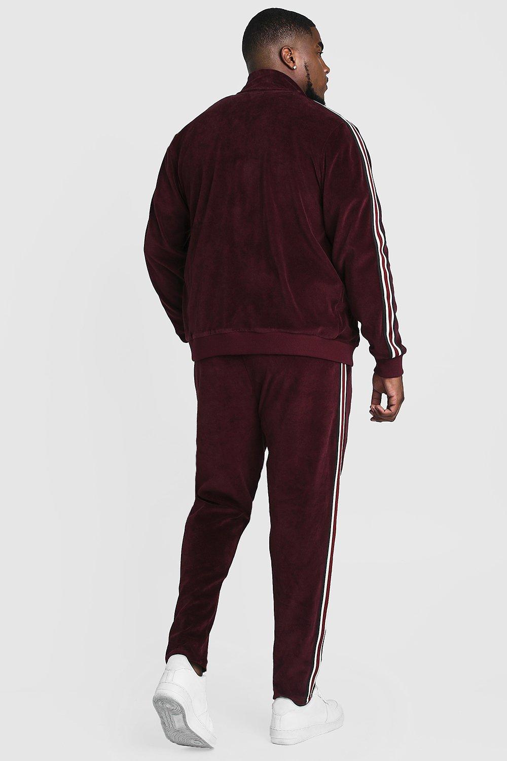 Big and tall velour tracksuit store