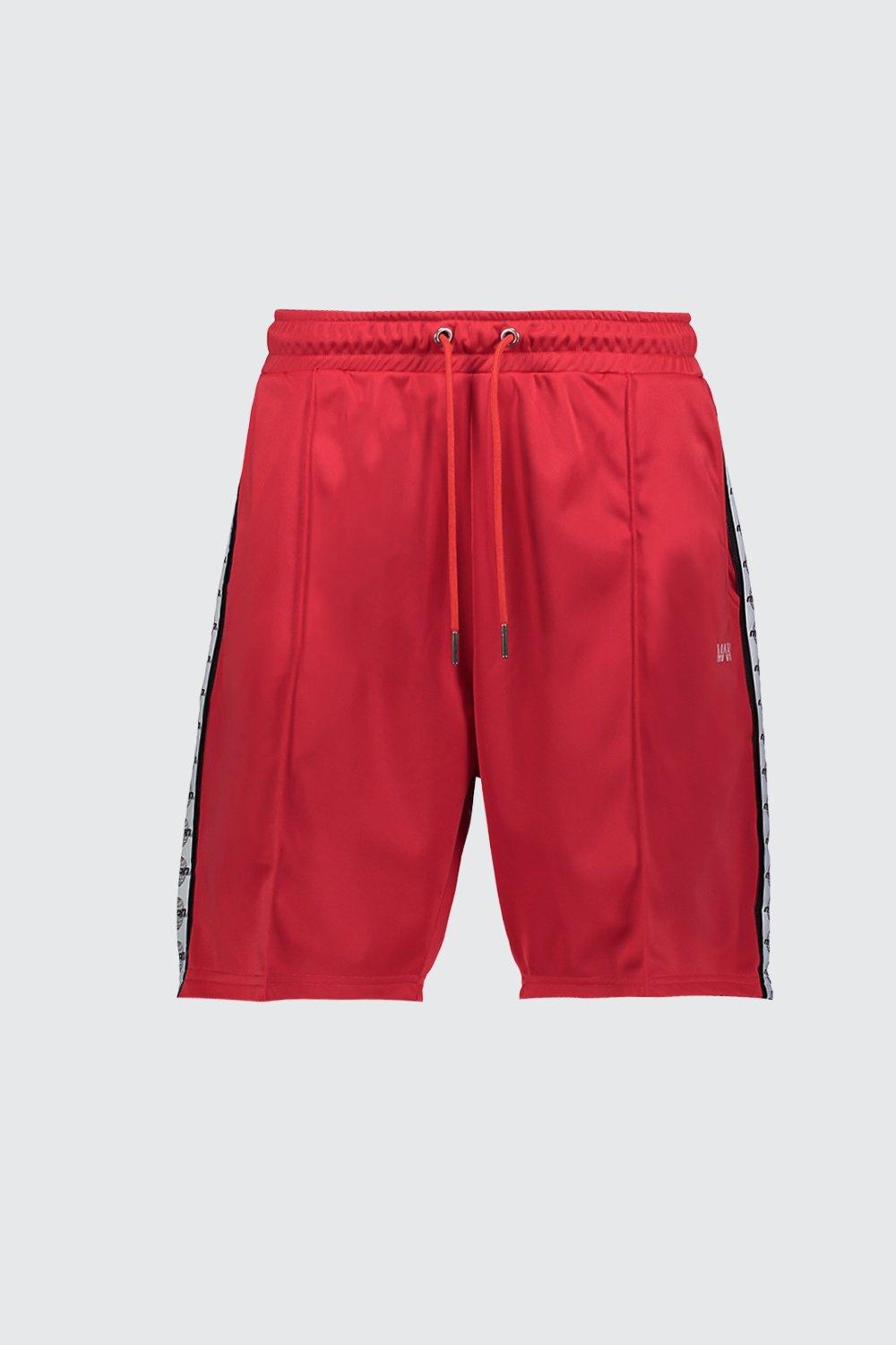 Plus Pantalones cortos de tricot con cinta MAN