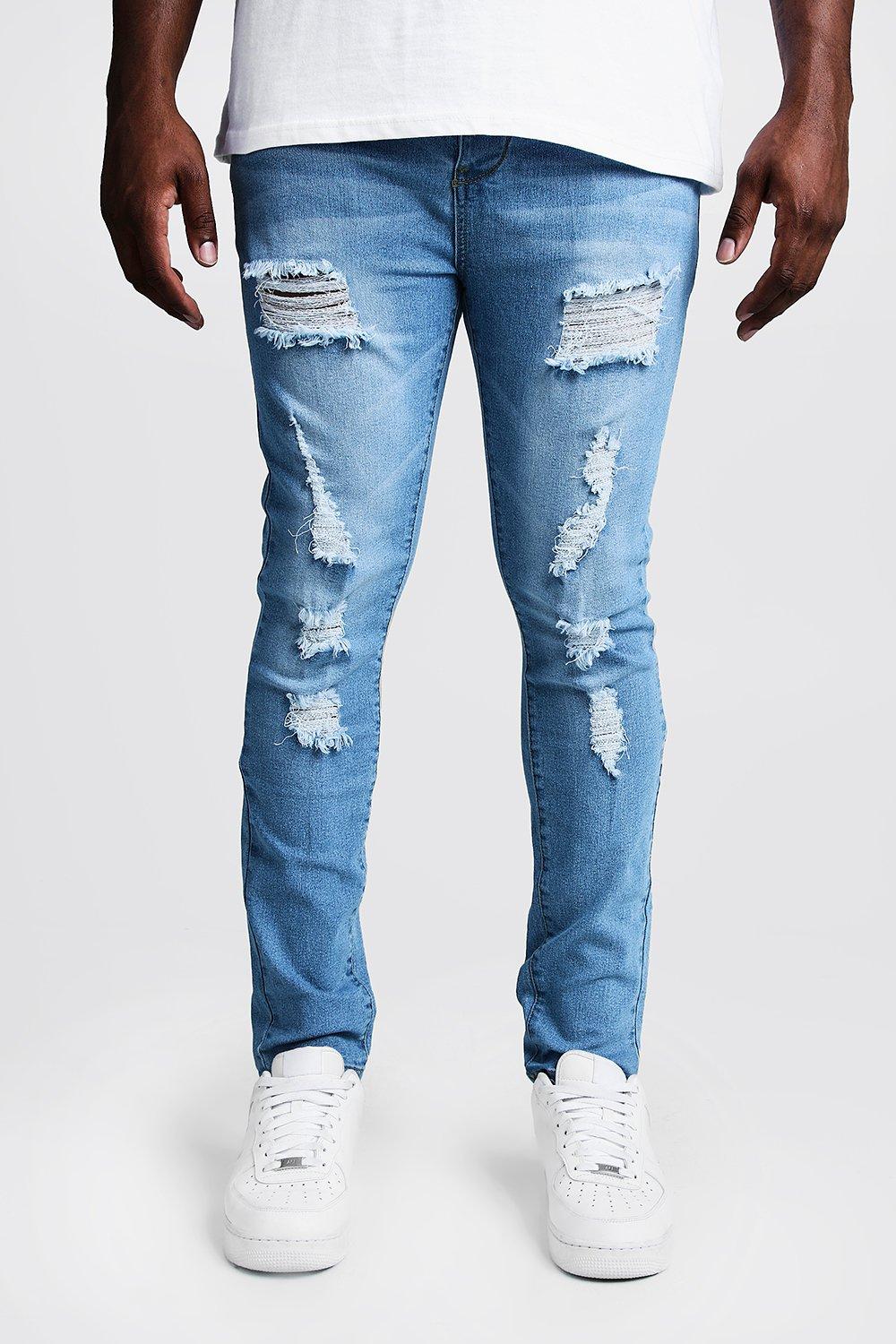 big and tall skinny fit jeans