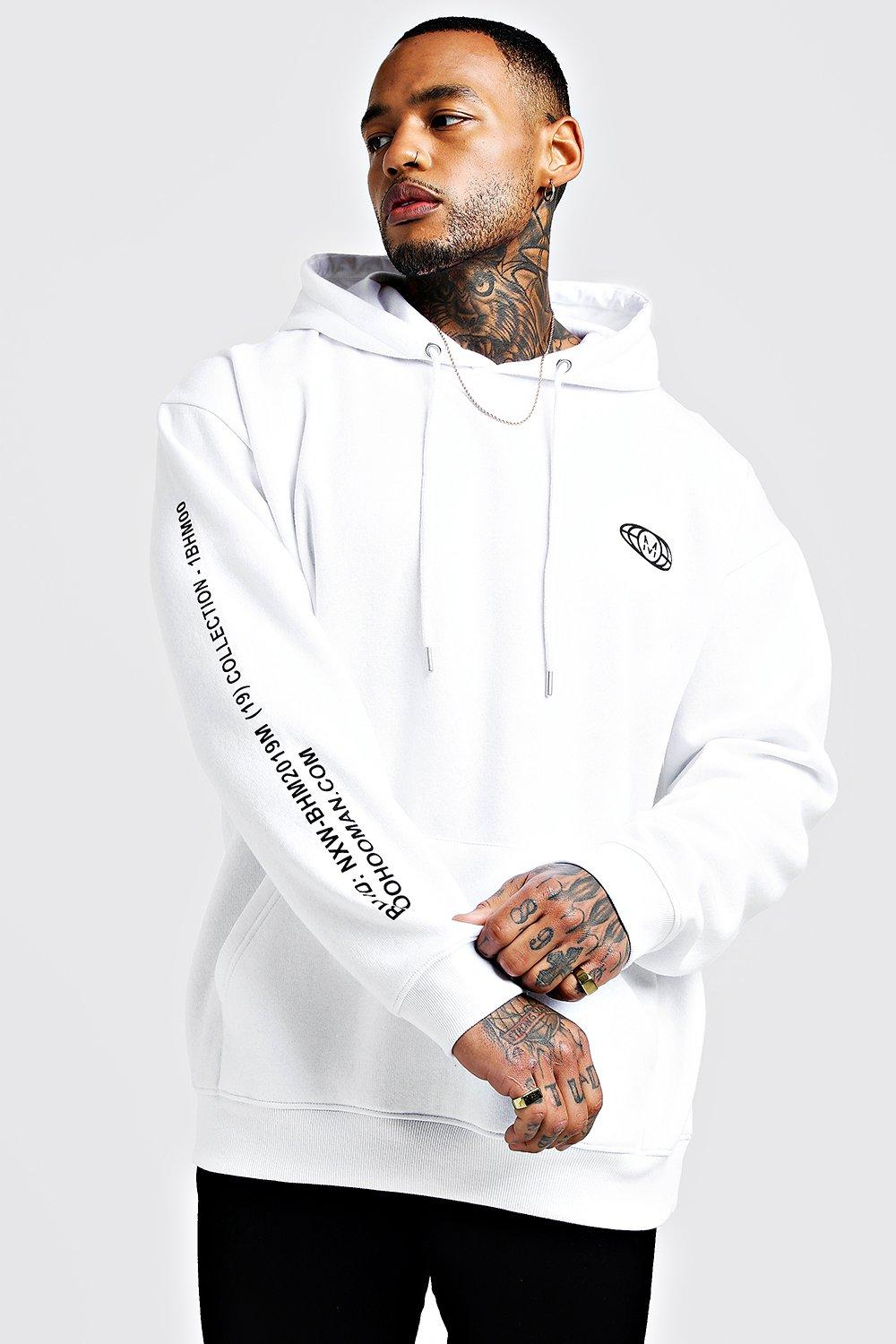 mens hoodies boohoo