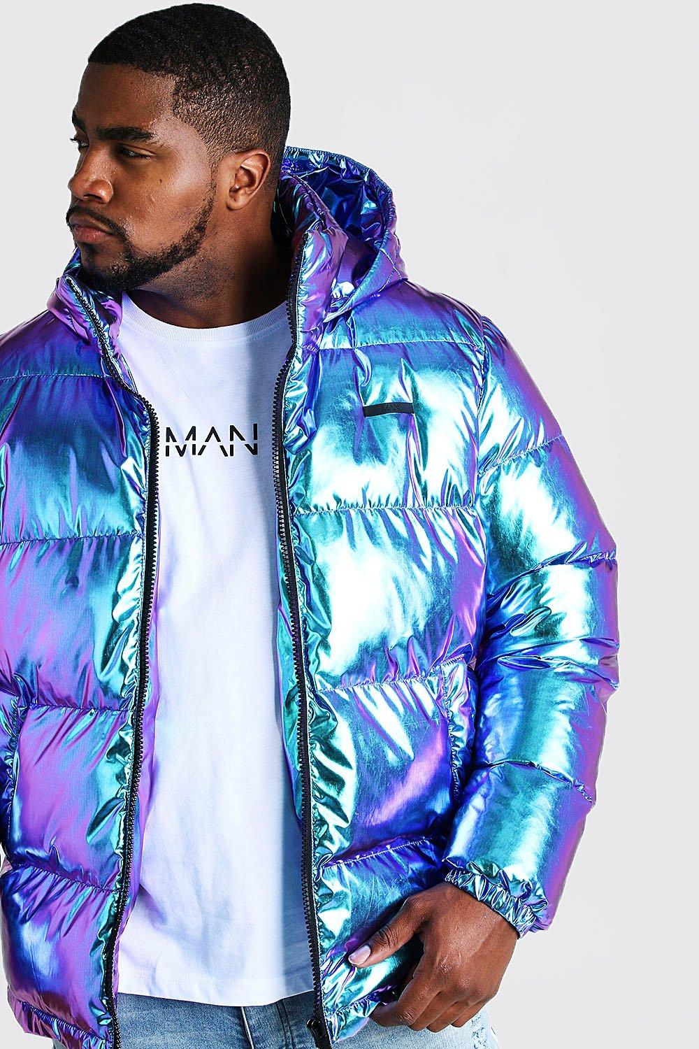 Boohoo holographic clearance jacket