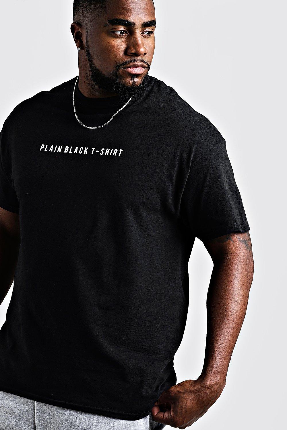 plain black shirt