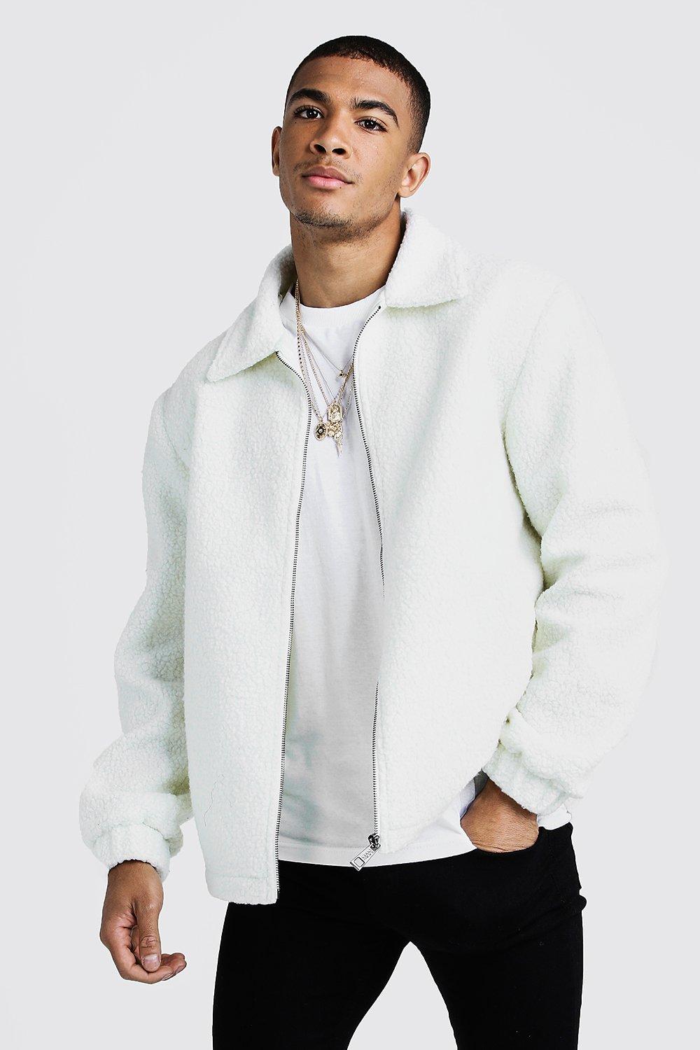 white borg jacket