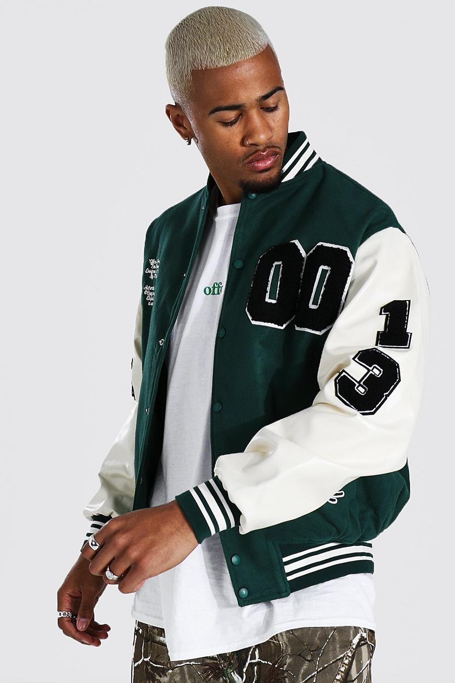 Official 00 Varsity Bomber, Green image number 1