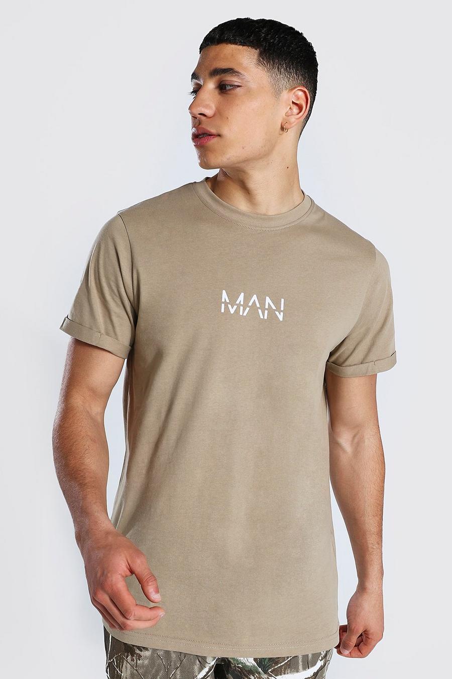 Khaki Original Man Roll Sleeve T-shirt image number 1