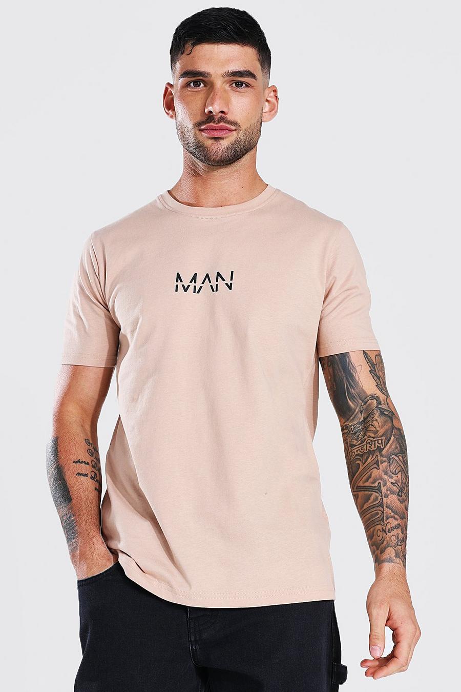 Taupe Original Man T-shirt image number 1