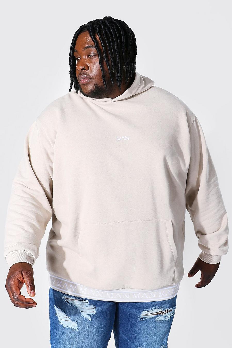 Stone Plus size - Oversize hoodie  image number 1