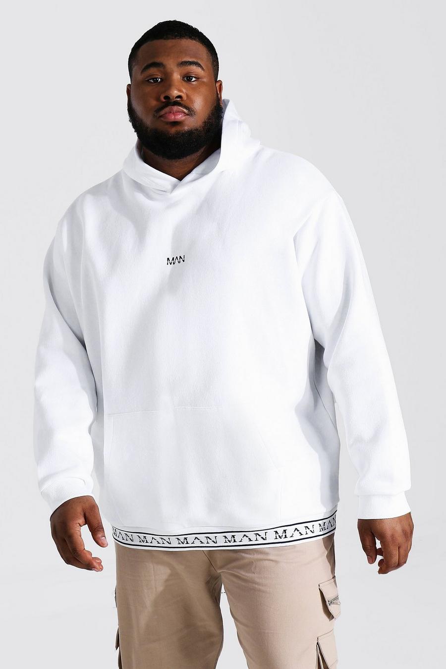 White Plus size - Oversize hoodie  image number 1