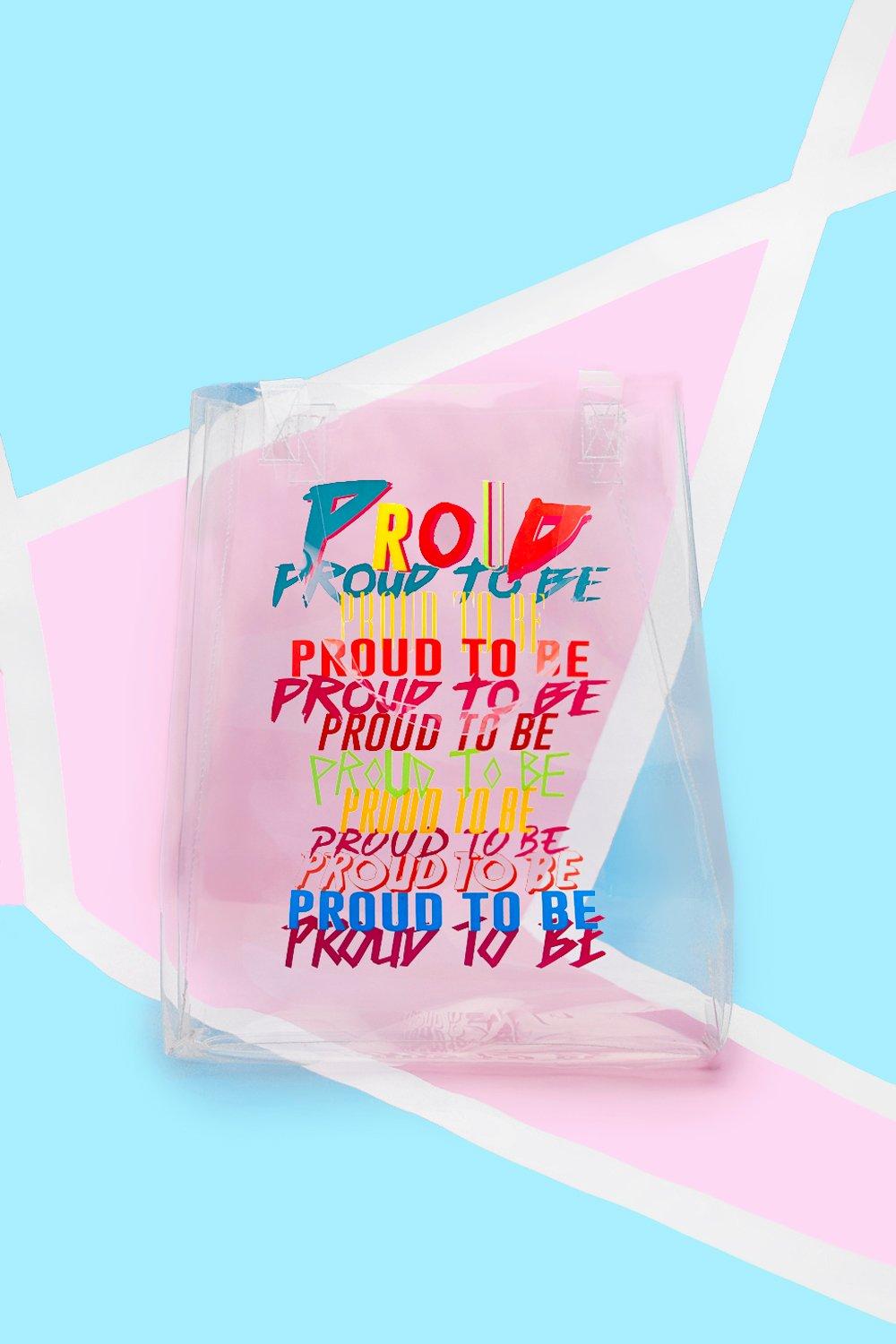 perspex tote bag