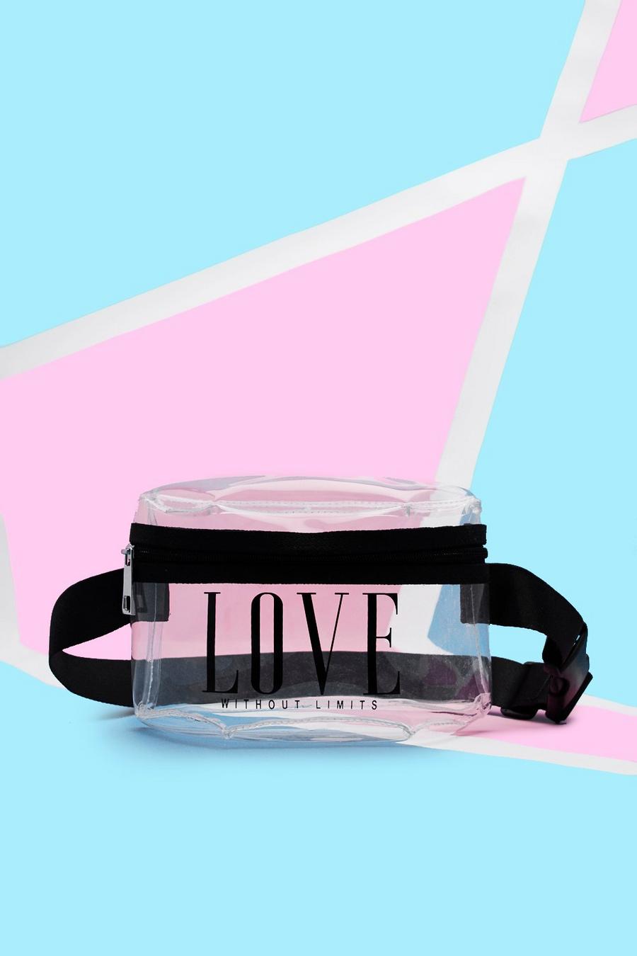 Pride Clear Perspex Fanny Pack With Print image number 1