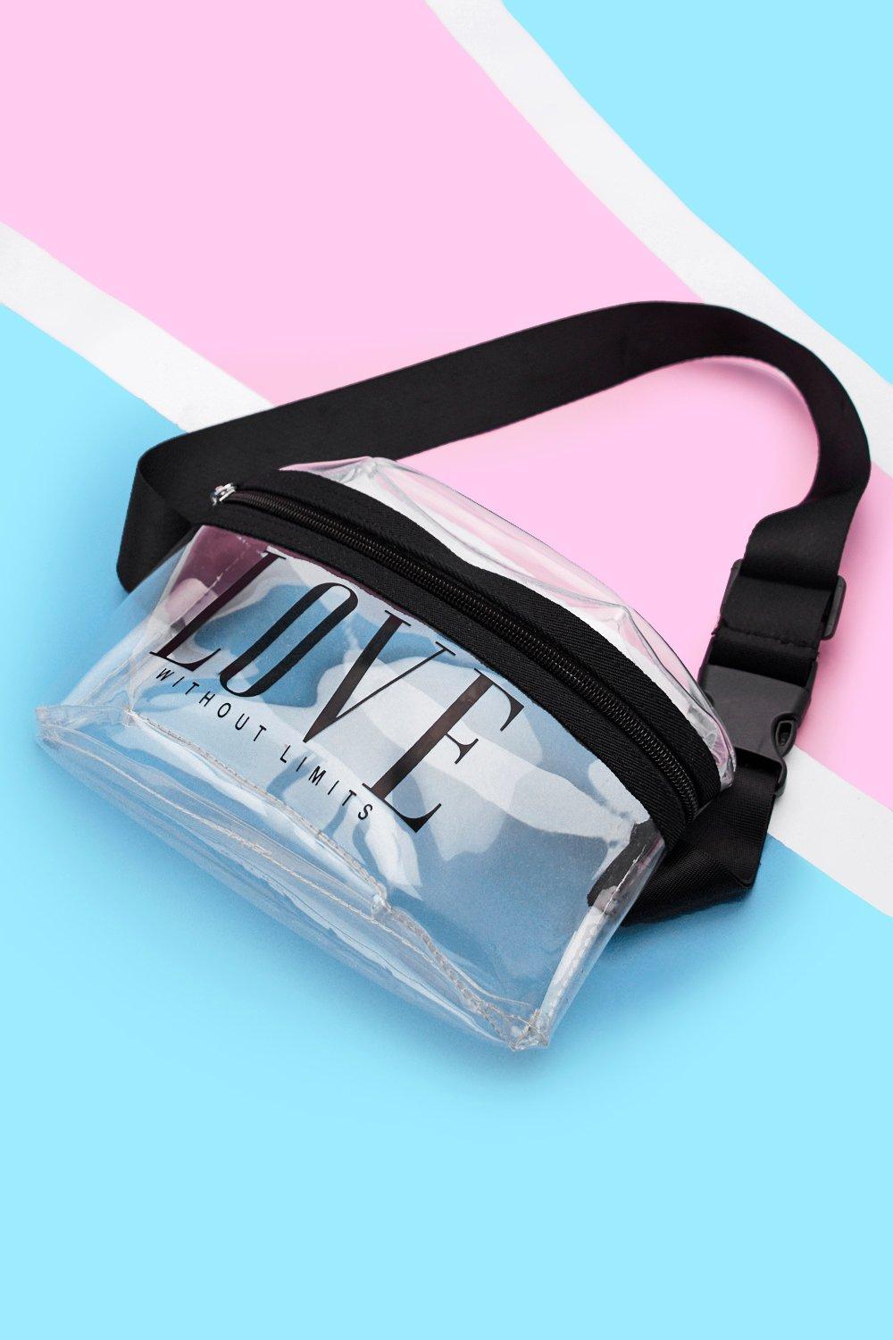 Perspex bum bag hot sale
