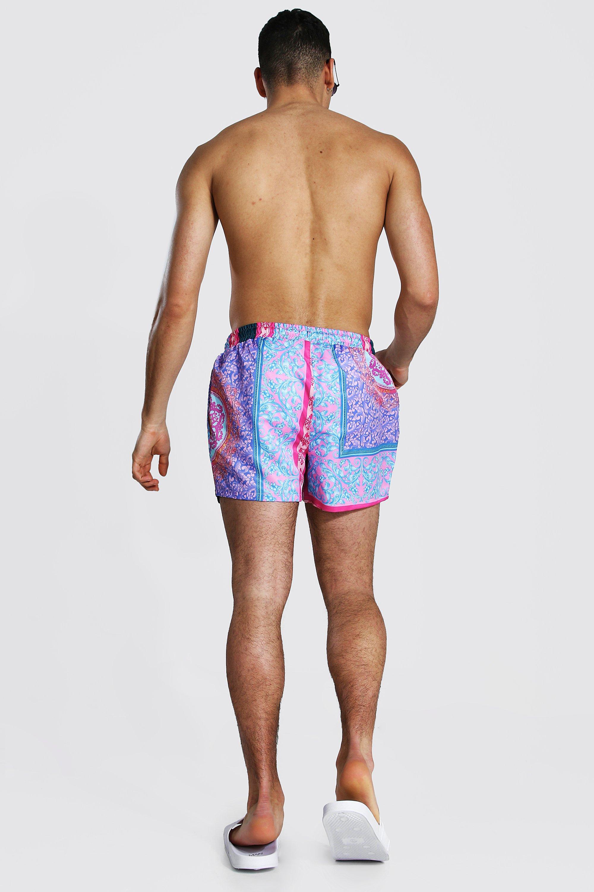 Lot de 4 Short Homme Marque Luxe Beach Bermuda Hommes Pantacourt homme  Sport Shorts homme Vêtement Masculin KS™ - multicolore