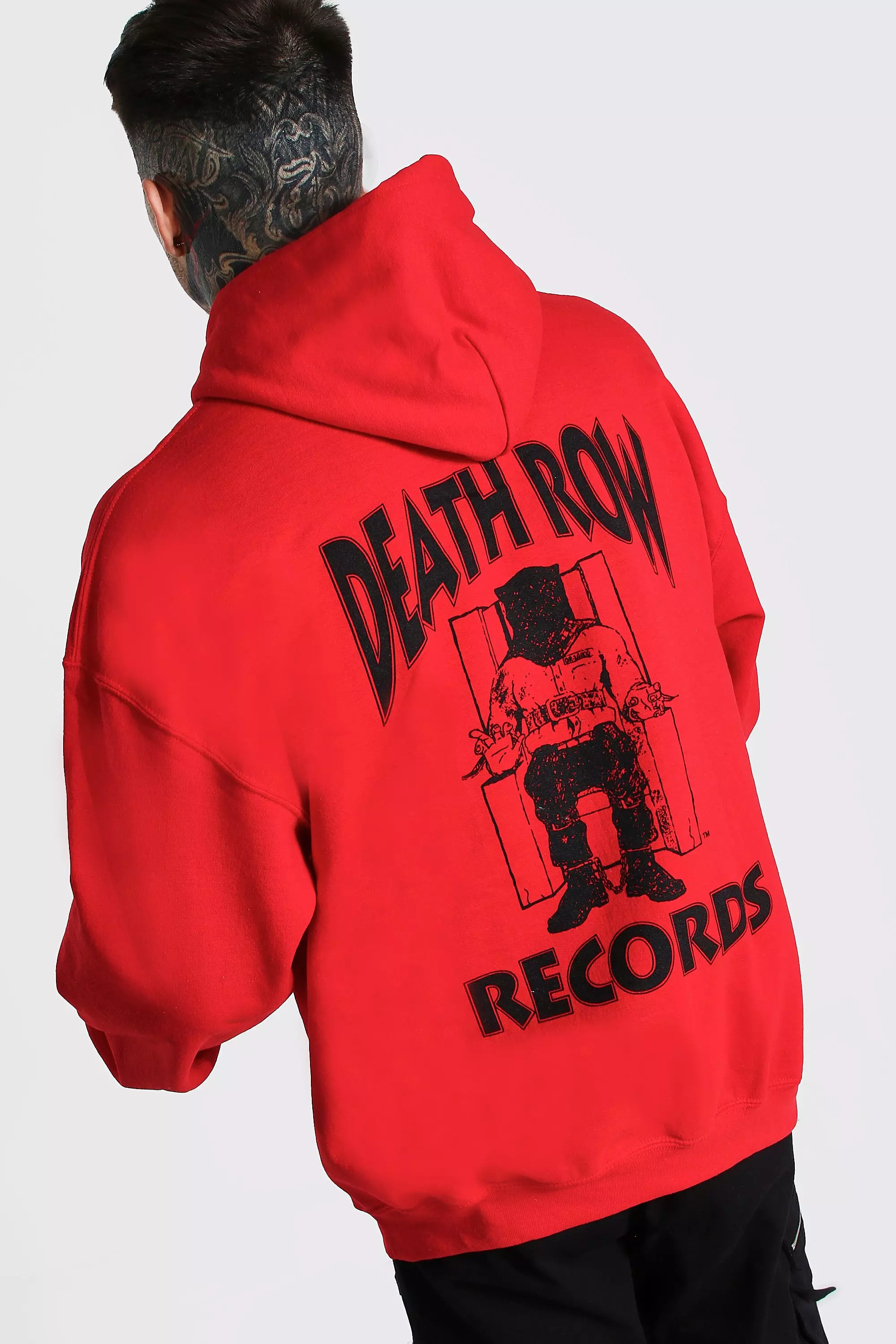 Death row records hoodie red new arrivals