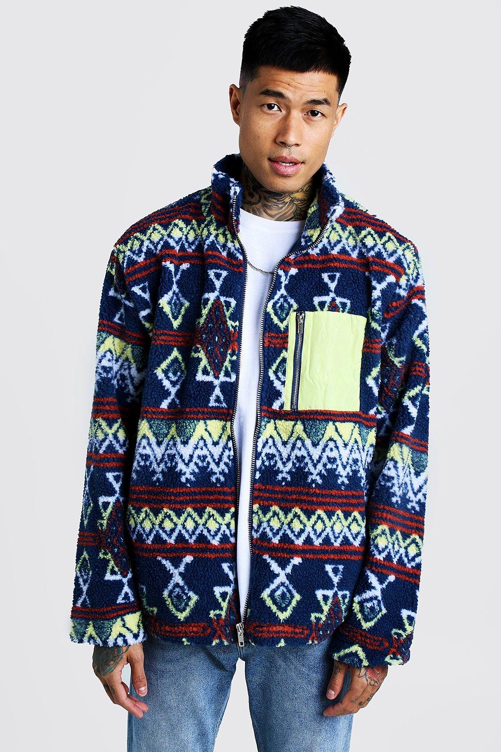 navy borg jacket