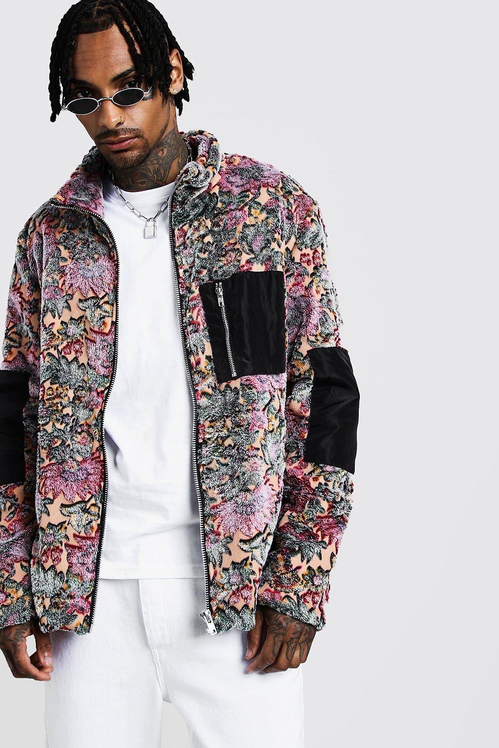 men's floral coats & jackets