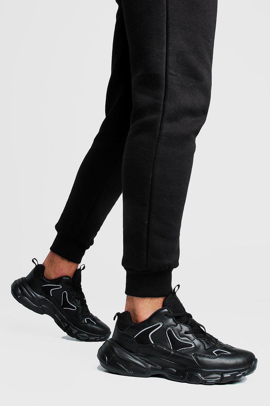 Reflective Edge Chunky Sneakers image number 1