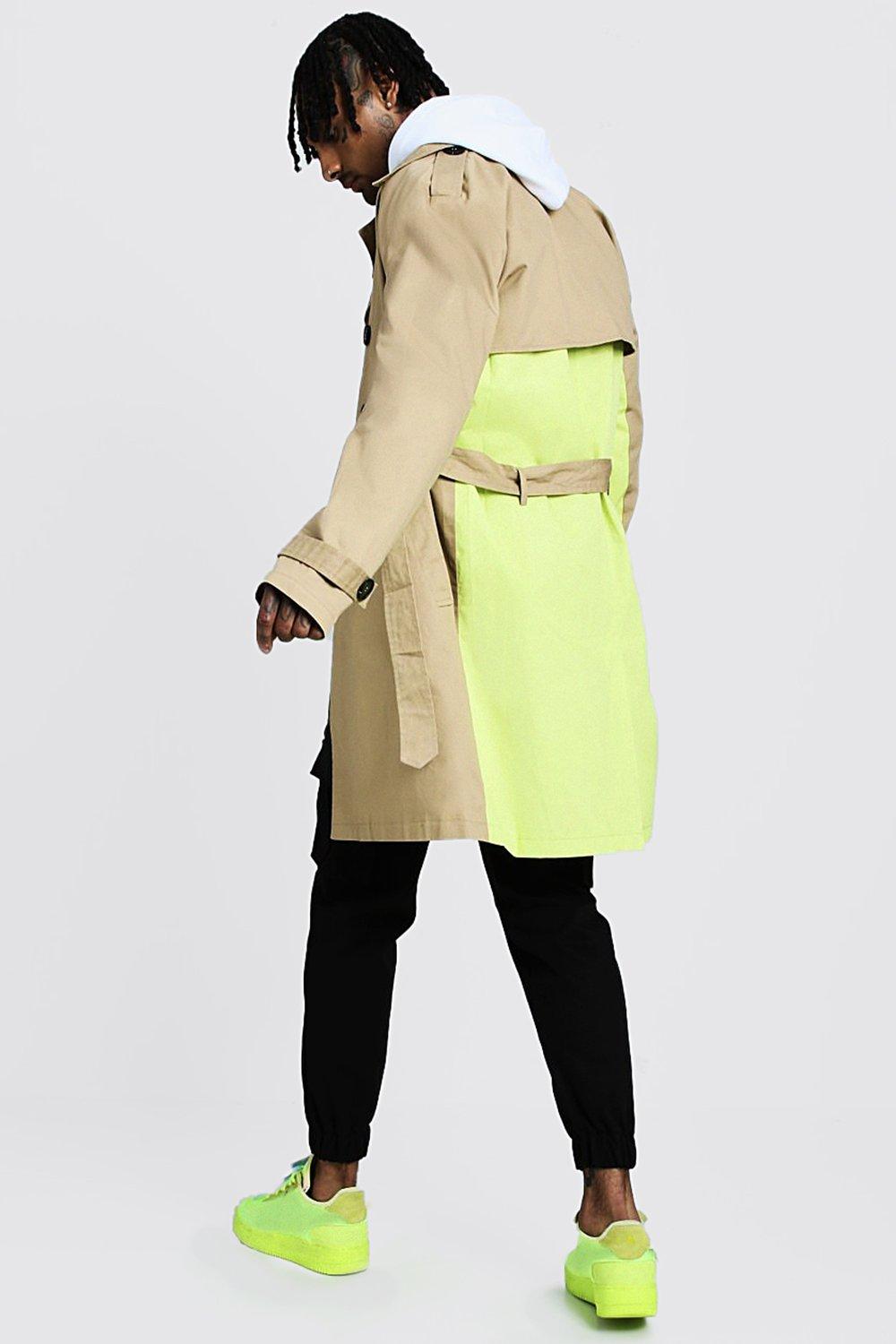 Chaqueta trench hombre best sale