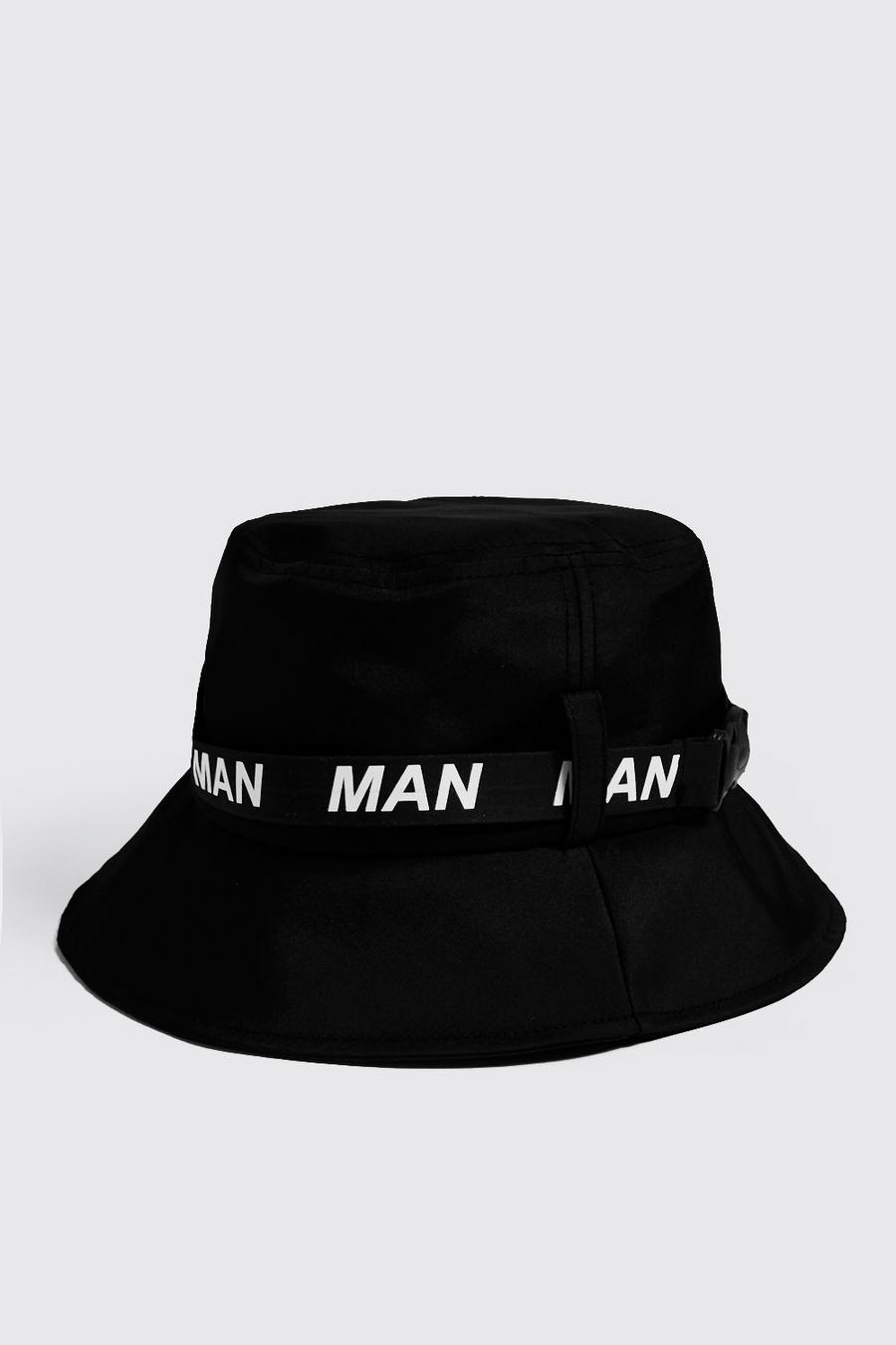 Buckle Detail Reflective Cord Bucket Hat image number 1