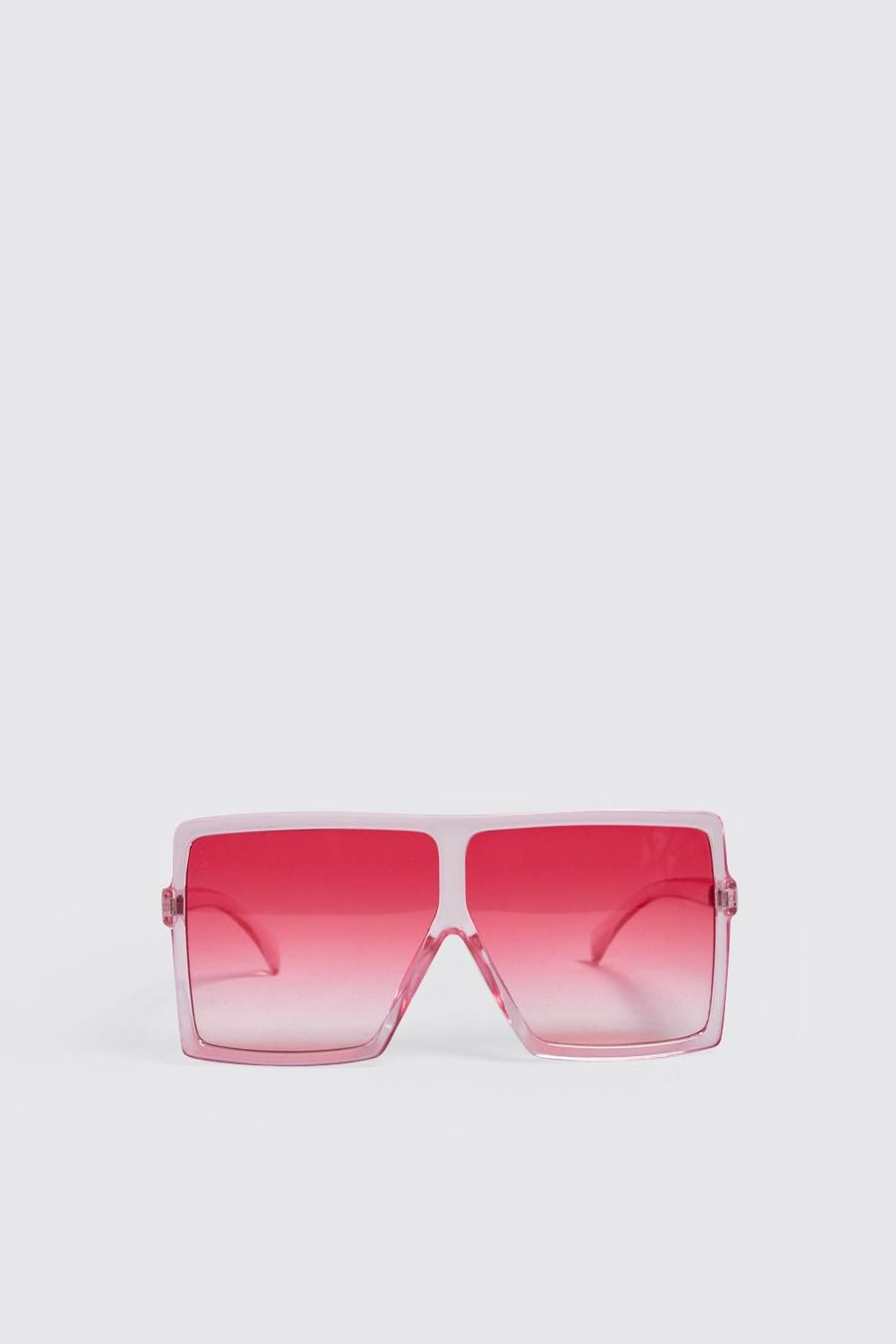 Pink Oversized Festival Sunglasses image number 1
