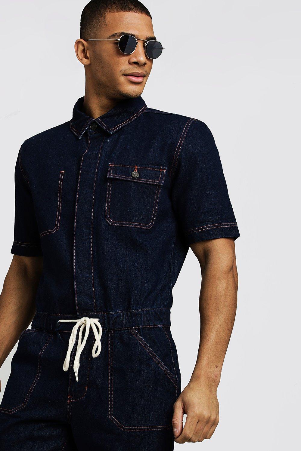 Denim Jumpsuit For Men