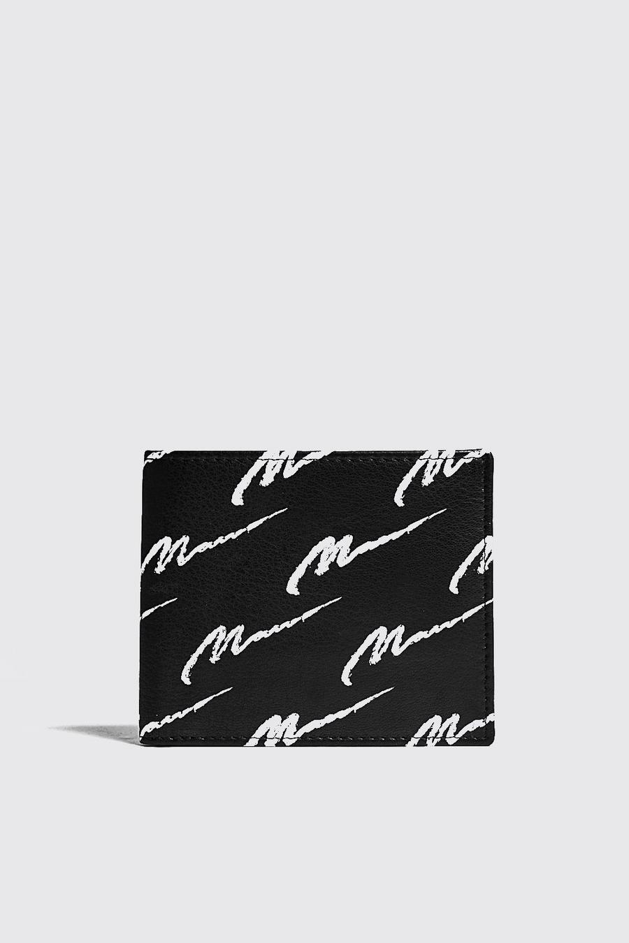 Real Leather MAN Print Wallet image number 1