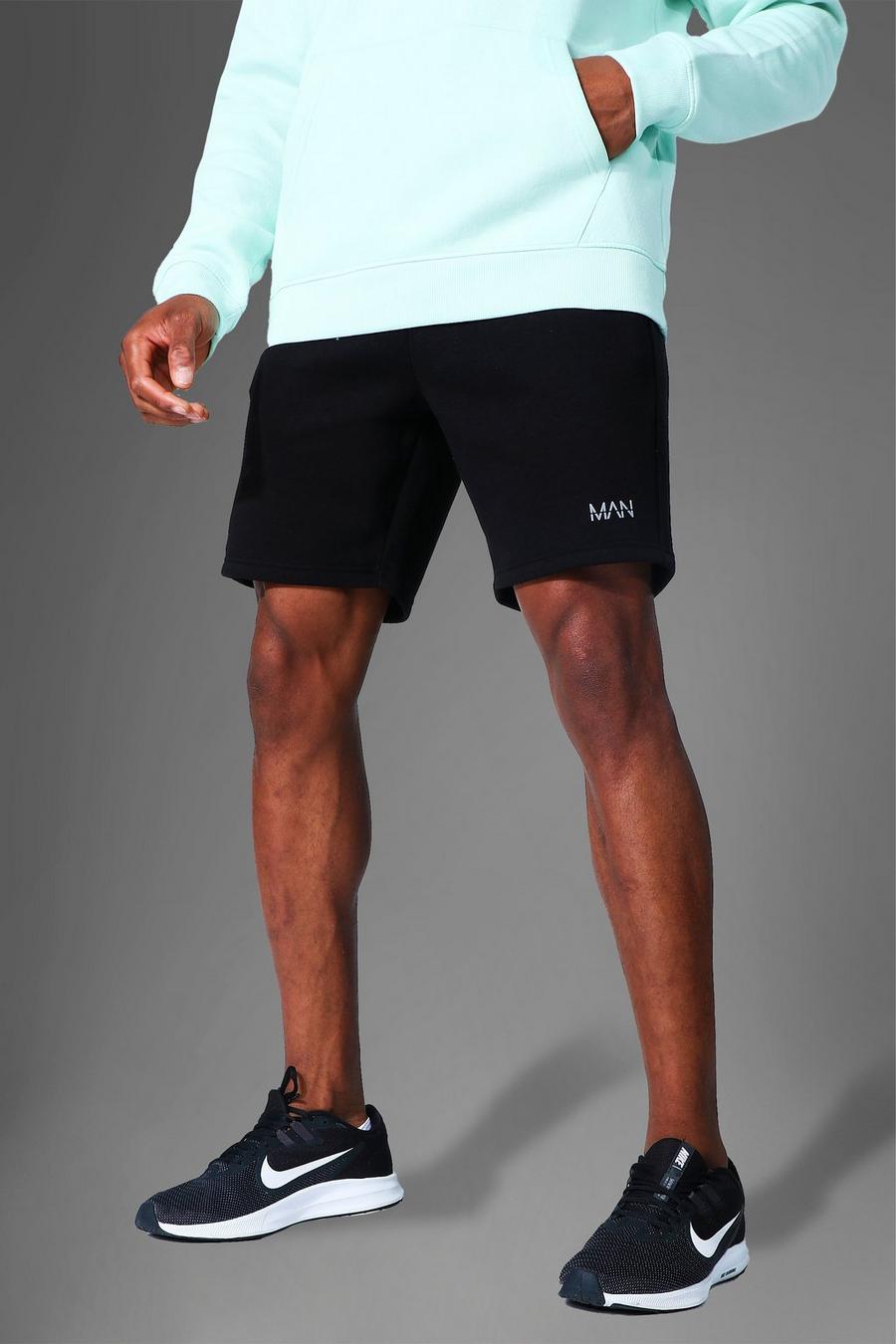 Black Man Active Shorts Met Zak Detail image number 1