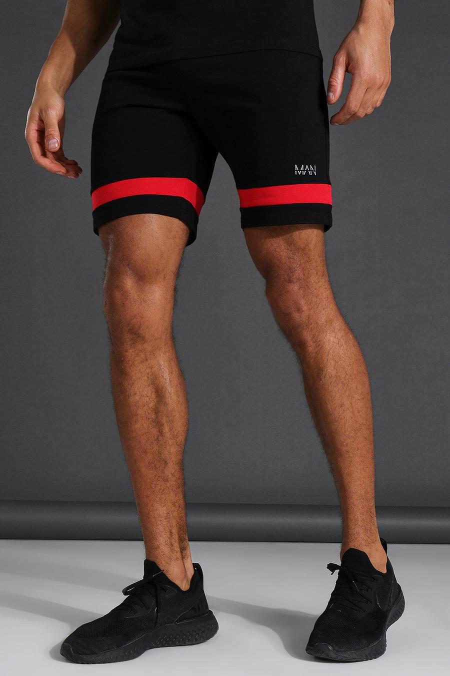 Black Man Active Jersey Shorts image number 1