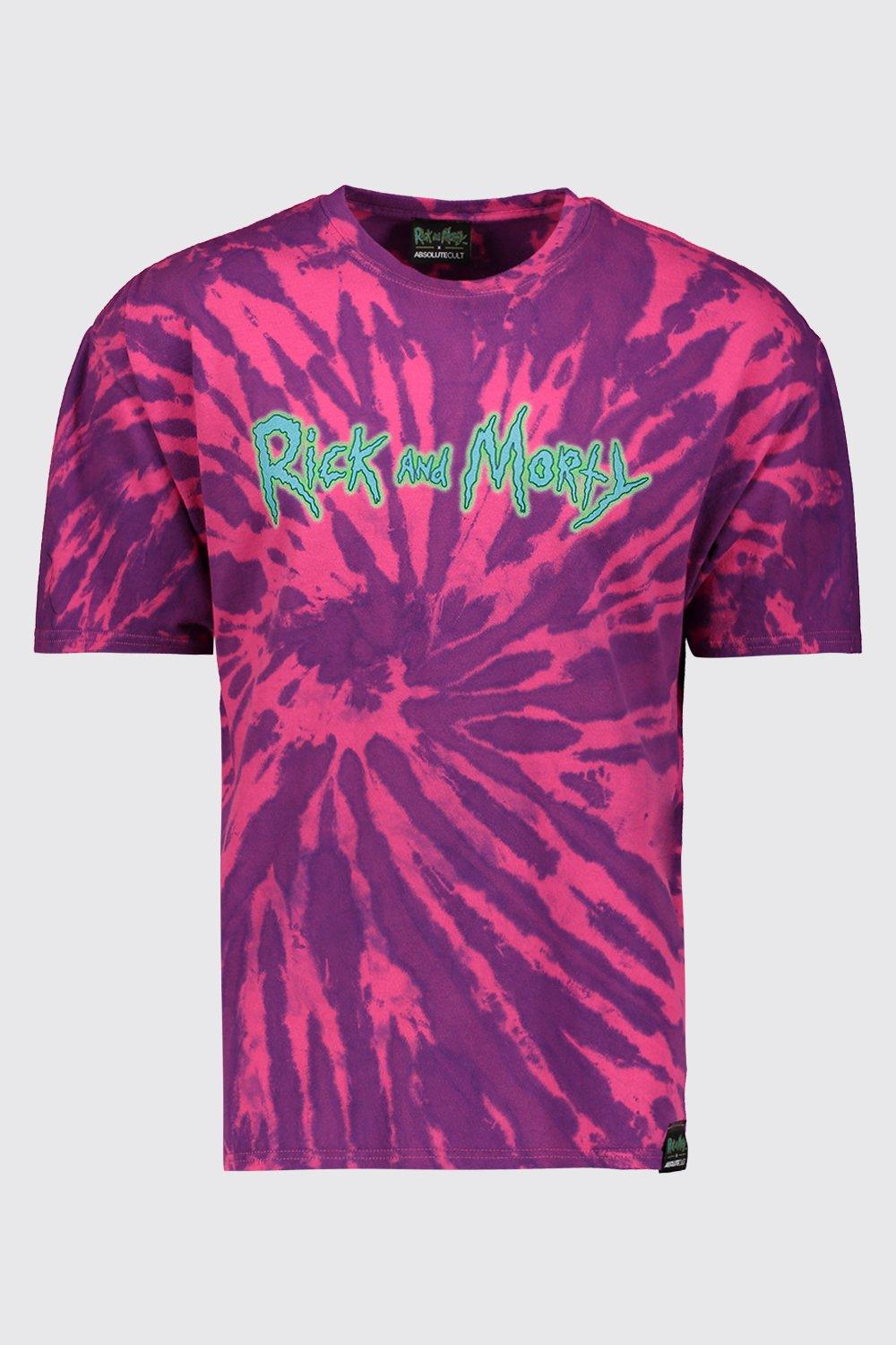 rick and morty rainbow tie dye sweatshirt