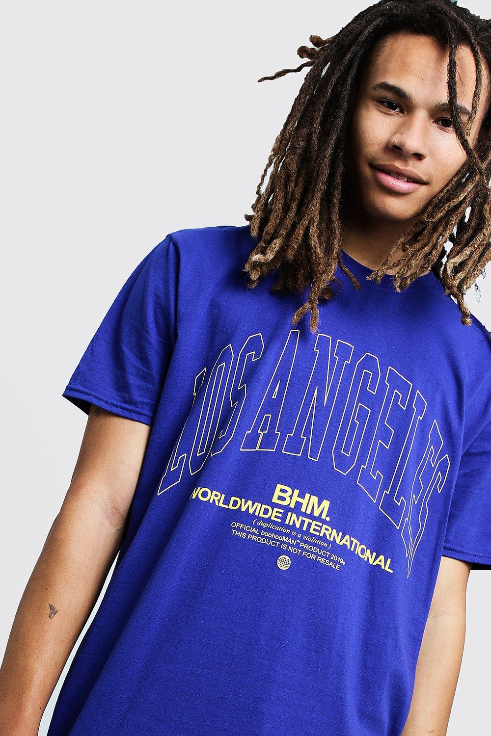 Oversized Los Angeles Print T-shirt