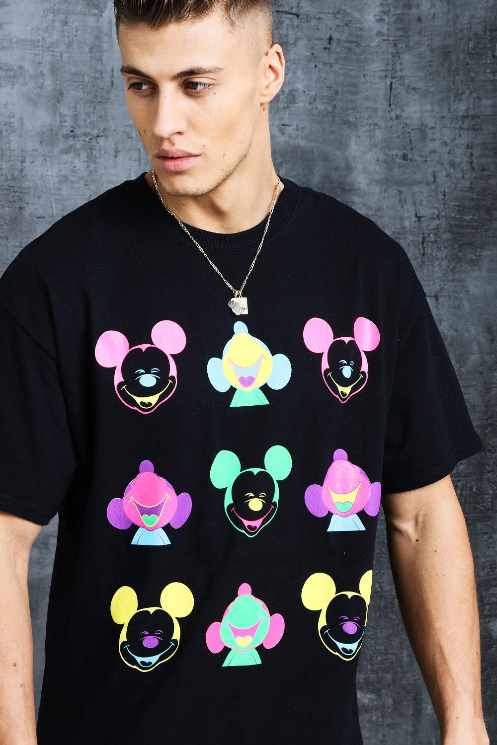 T-shirt oversize con stampa - Nero/Disney - DONNA