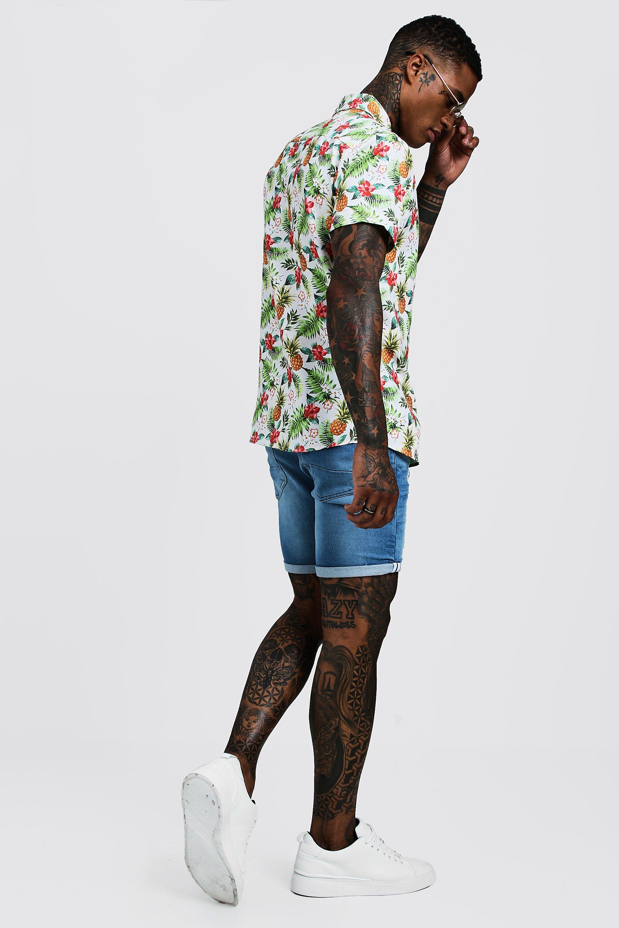 Pineapple shirt and clearance shorts