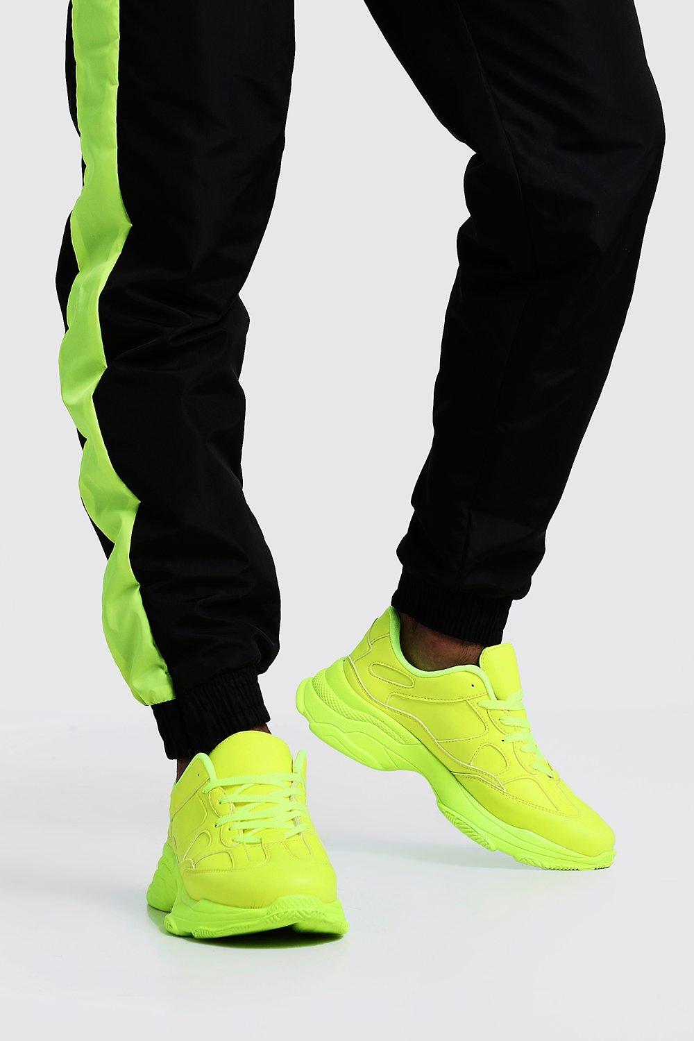 mens lime green trainers